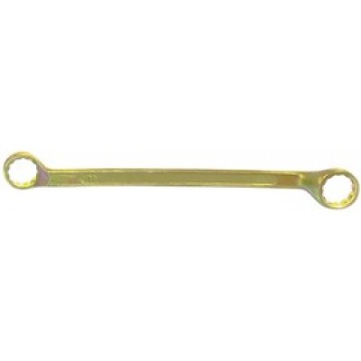 Ключ накидной, 19 х 22 мм, желтый цинк// СИБРТЕХ