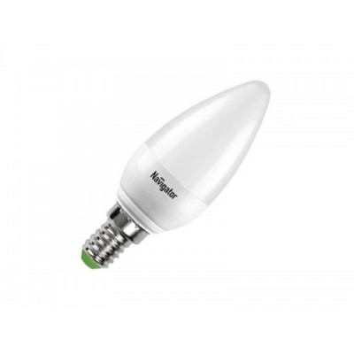 Лампа светодиодная LED 7вт E27 белый матовая свеча
