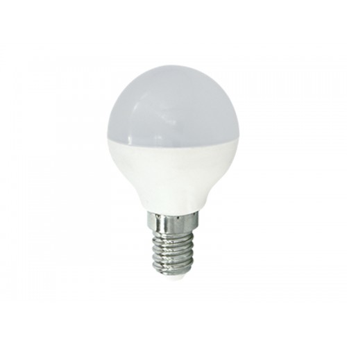Лампа светодиодная 5W E14 шарик 4000K 220V ⟨TANGO LED-G45-5W-E14-W⟩ TANGO ⟨1/10/100⟩