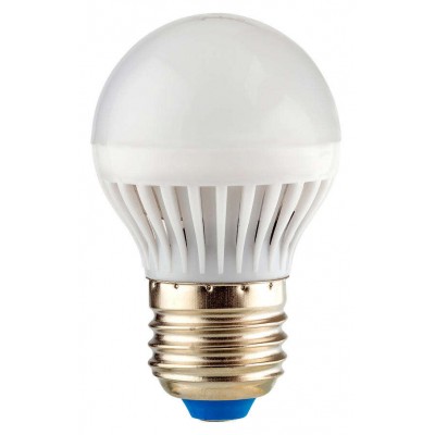 Лампа светодиодная 9W E27 шарик 4000K 220V ⟨TANGO LED-G45-9W-E27-W⟩ TANGO ⟨1/10/100⟩