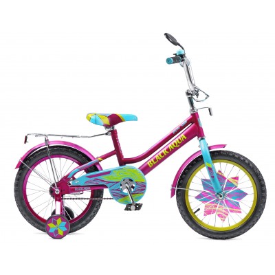 Велосипед 20 KG2015 Black Aqua Lady 1-ск. ⟨свет колеса, фиолет-бирюзовый⟩