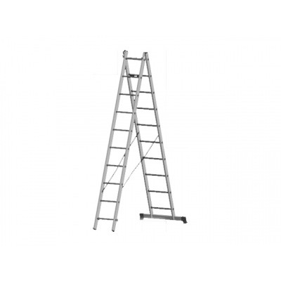 Лестница-стремянка двухсекционная Новая Высота 2х8, серия NV100 1220208