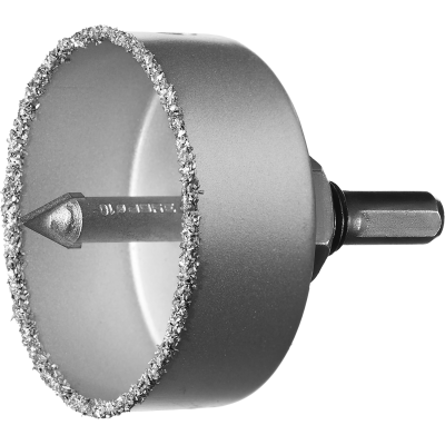 Коронка-чашка ЗУБР Профессионал c карбид-вольфрамовым нанесением, 38 мм, высота 25 мм, в сборе с д