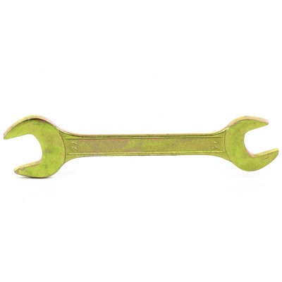 Ключ рожковый, 20 х 22 мм, желтый цинк// Сибртех