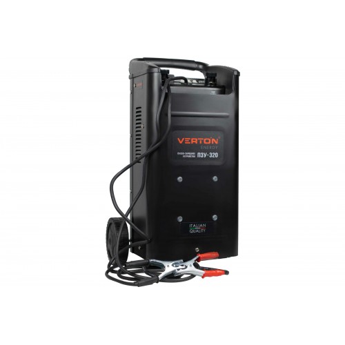 Пуско-зарядное устройство VERTON Energy ПЗУ- 320 - 12/24,30-500 Ач; заряд 1.0кВт;45А,пуск 6.4 кВт