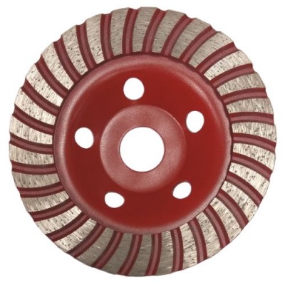 Диск алмазный шлифовальный, посадочный диаметр 22,2 мм, Турбо-сегмент 125 мм