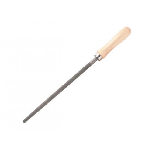 Напильник, 250 мм, круглый, деревянная ручка// Сибртех